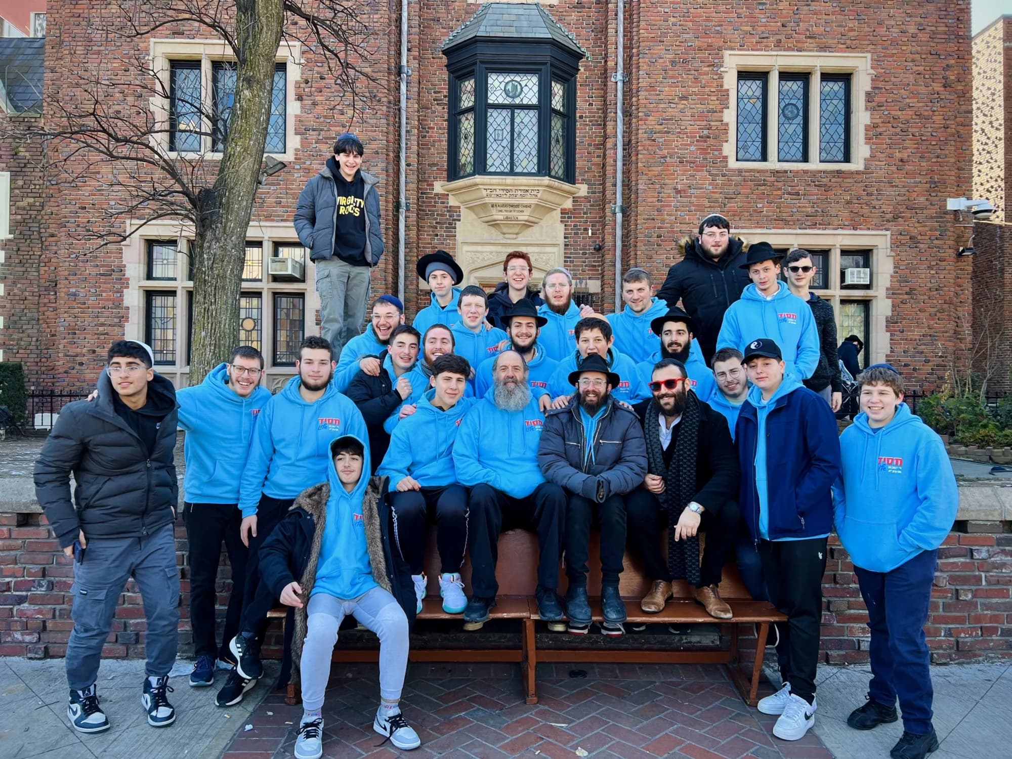 TAG Academy students and staff together